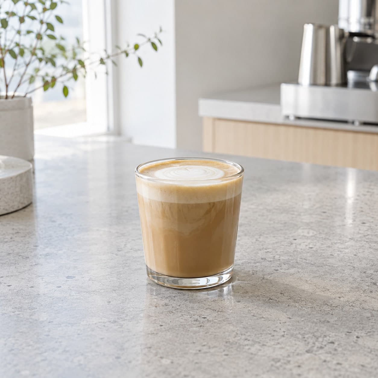 A cup of Brass Latte
