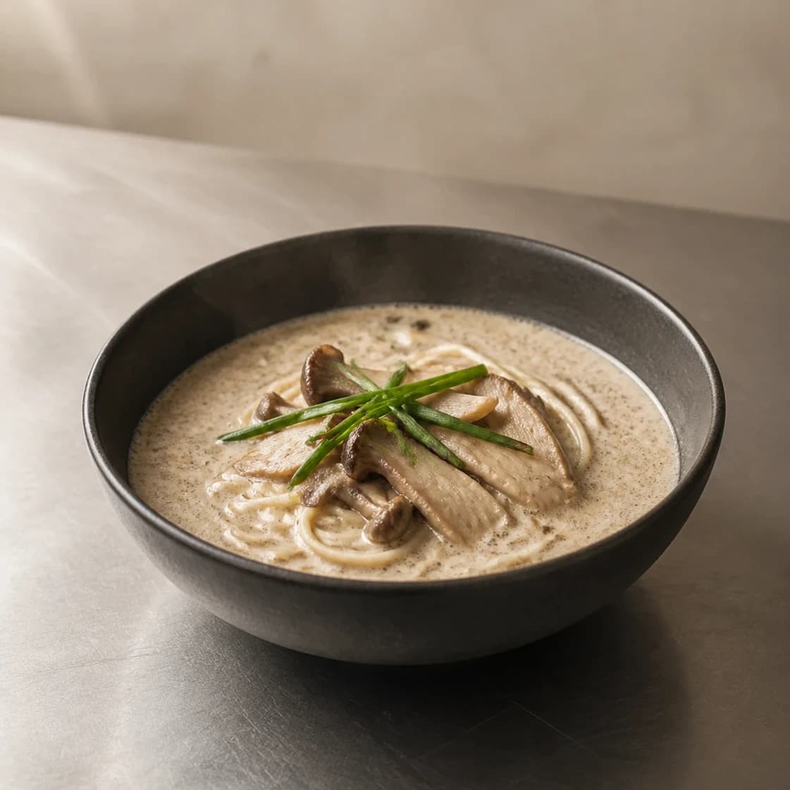 Perilla mushroom noodles