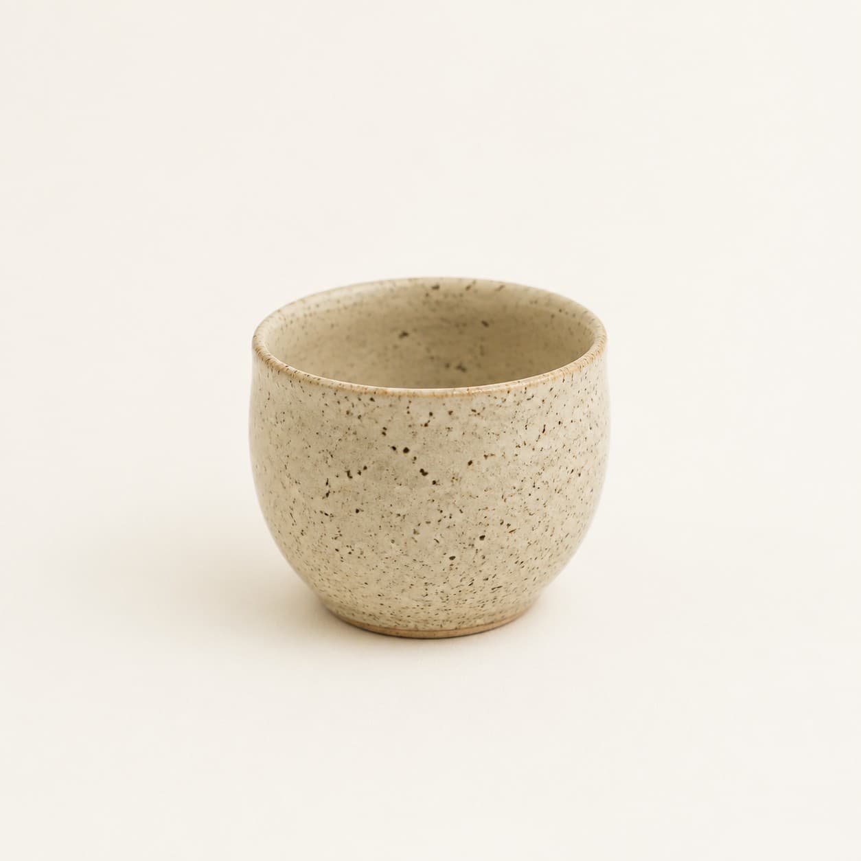 Speckled Teacup, handmade pottery