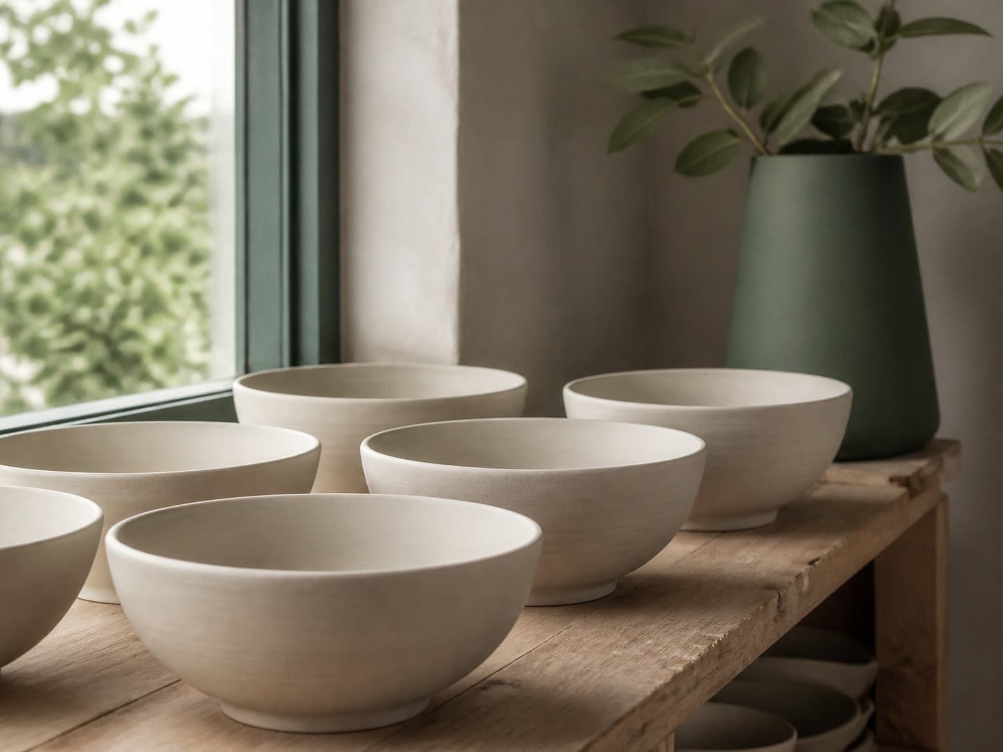 Begin with the hand at the MULLE pottery studio
