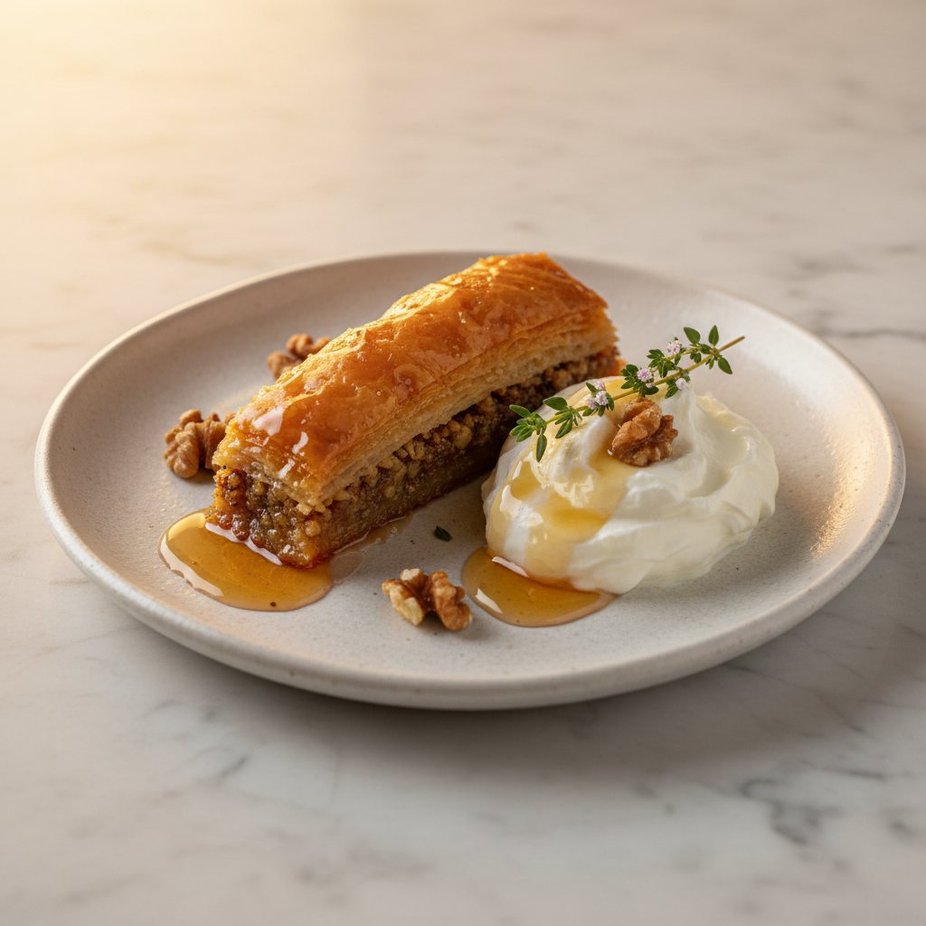 Baklava with Greek Yogurt