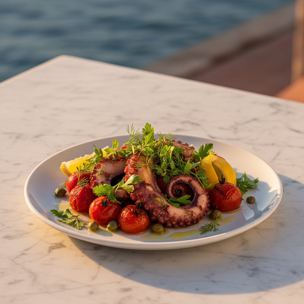 Grilled Aegean Octopus