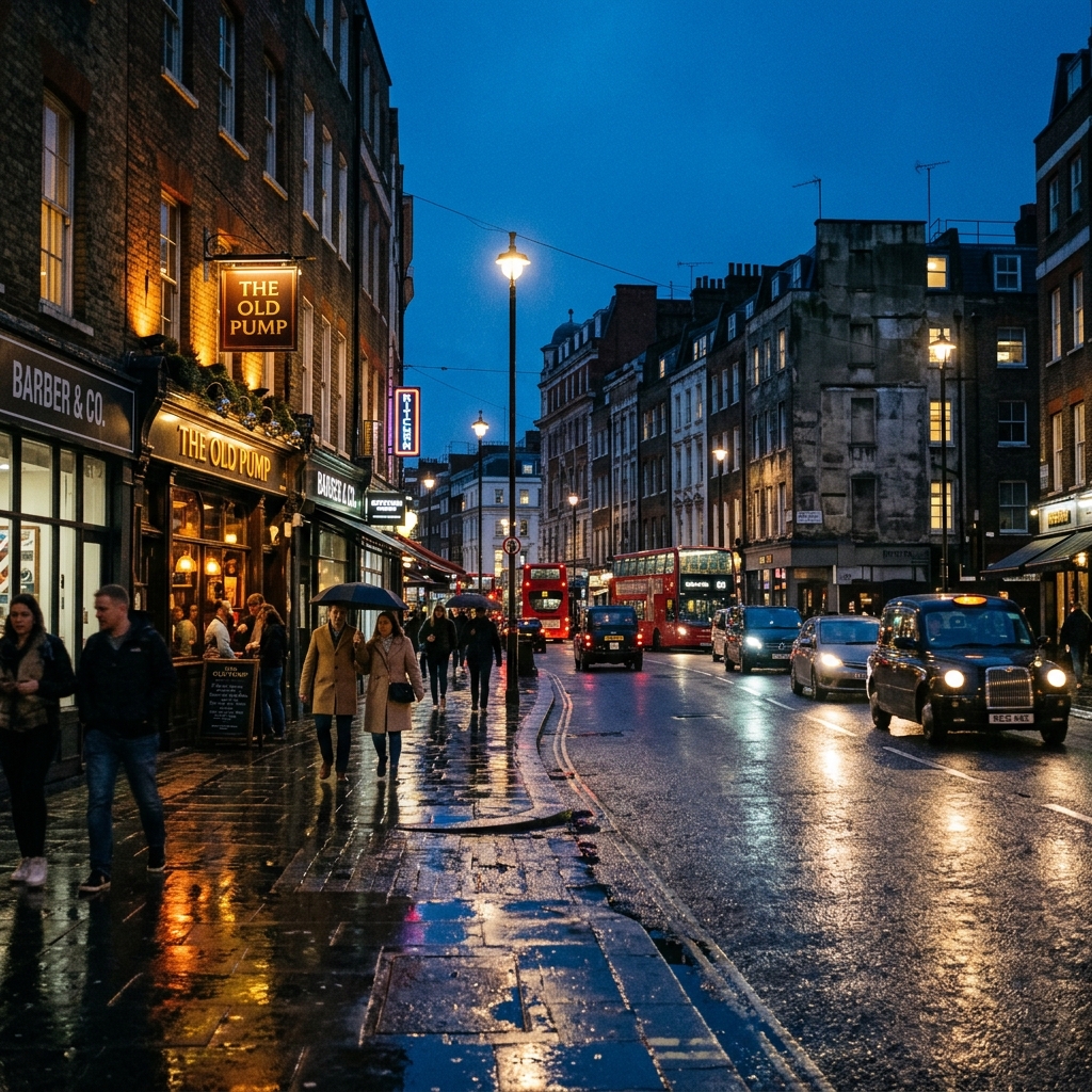 Blue Hour Distant Separation