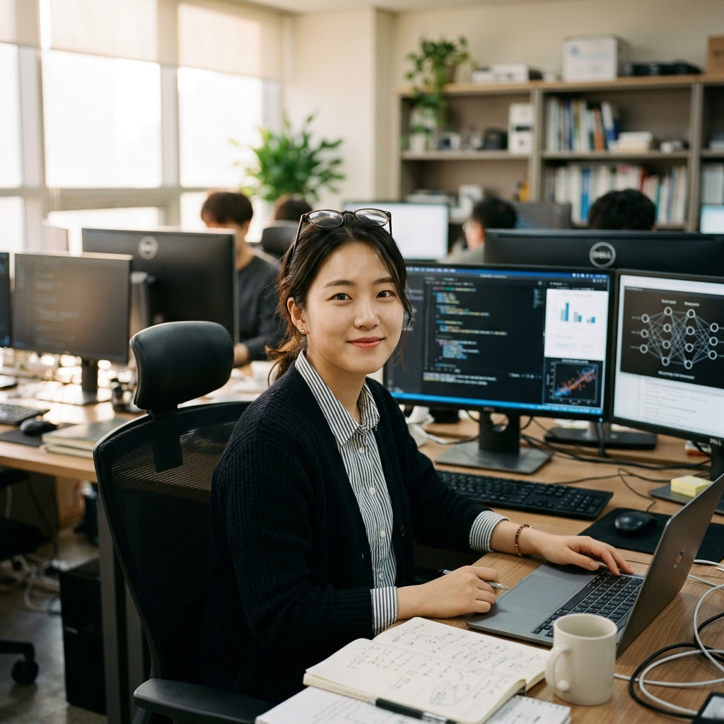 Portrait of Mina Kim, AI Research Fellow, Class of 2024