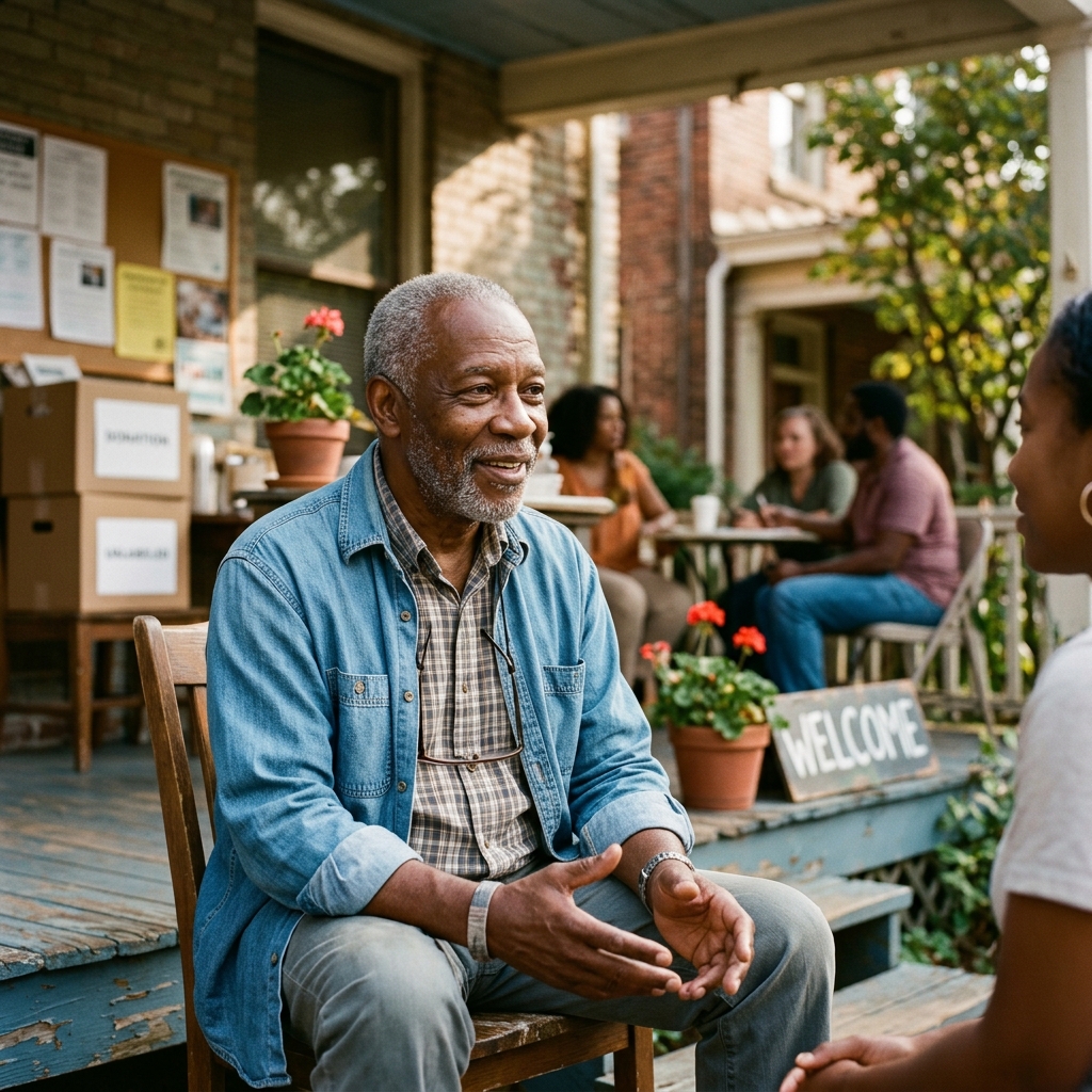 Portrait of Daniel Osei, Community Health Volunteer