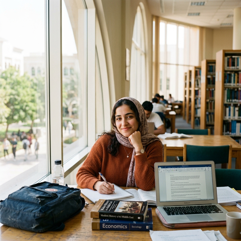 Portrait of Leila Haddad, Scholarship Alumna